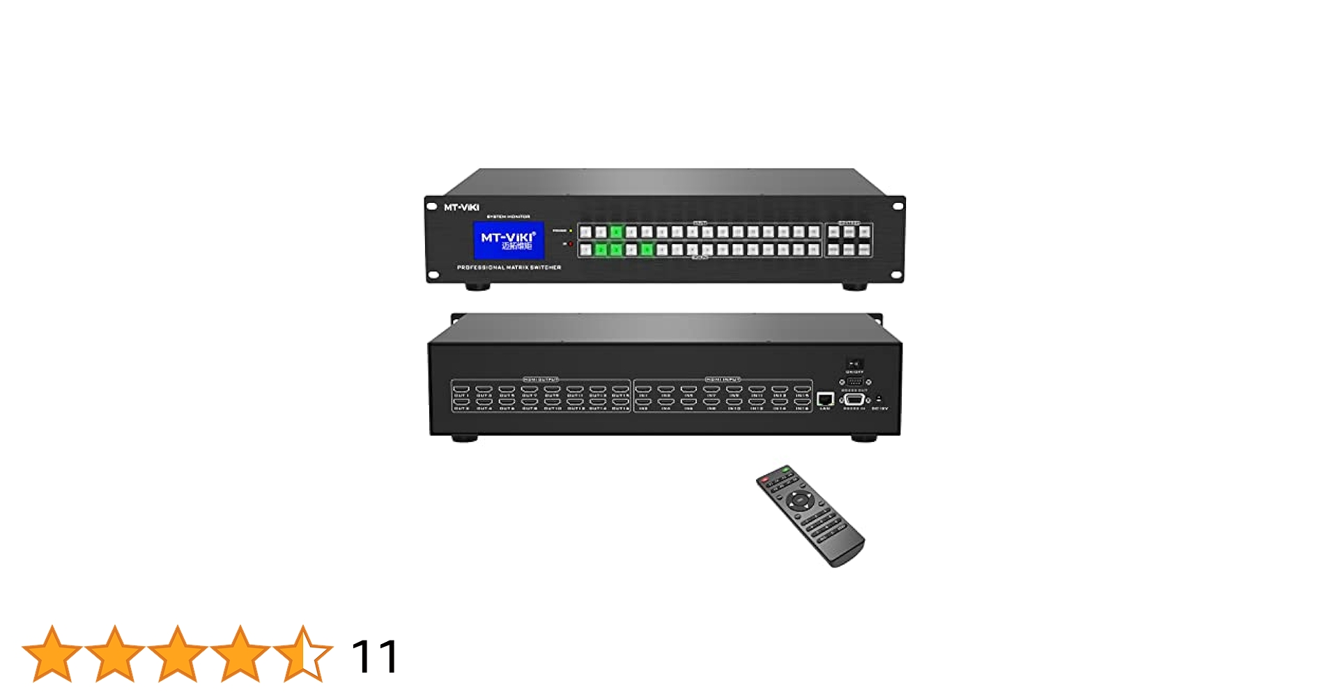 HDMIマトリックススイッチャー 16×16[063] MT-VIKI | HDMI マトリックス スイッチャー 4x4 4K 30Hz